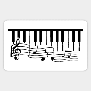 Piano Notes Magnet